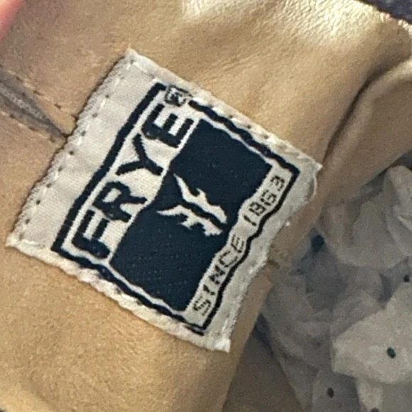 Frye Brown Leather Wedge Boots - Picture 7 of 9